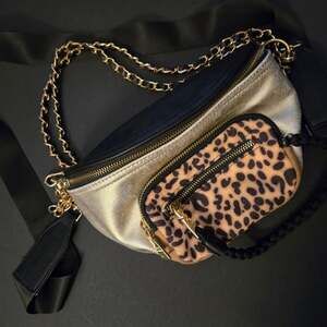 Steve Madden BSummit Leopard Print Convertible Belt Bag